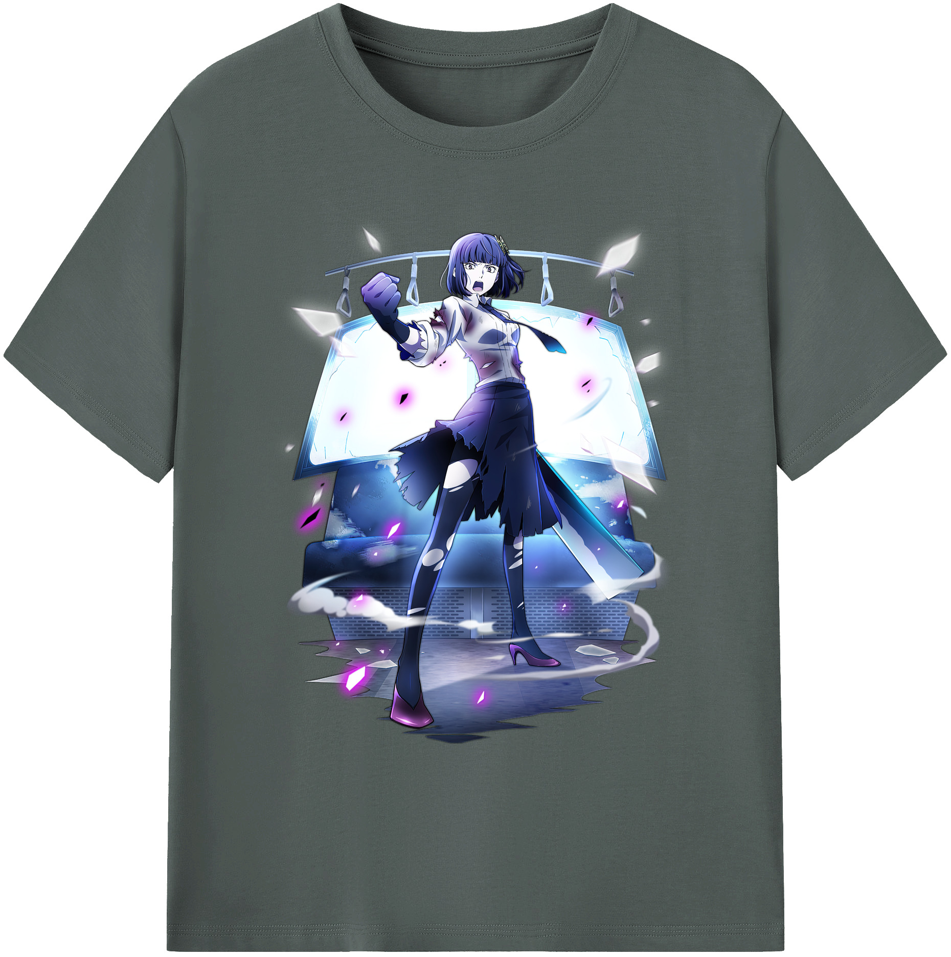 （画像用） 文豪ストレイドッグス Bungo Stray Dogs 綿100％ メンズ半袖Tシャツ｜肌触りやわらか＆通気性